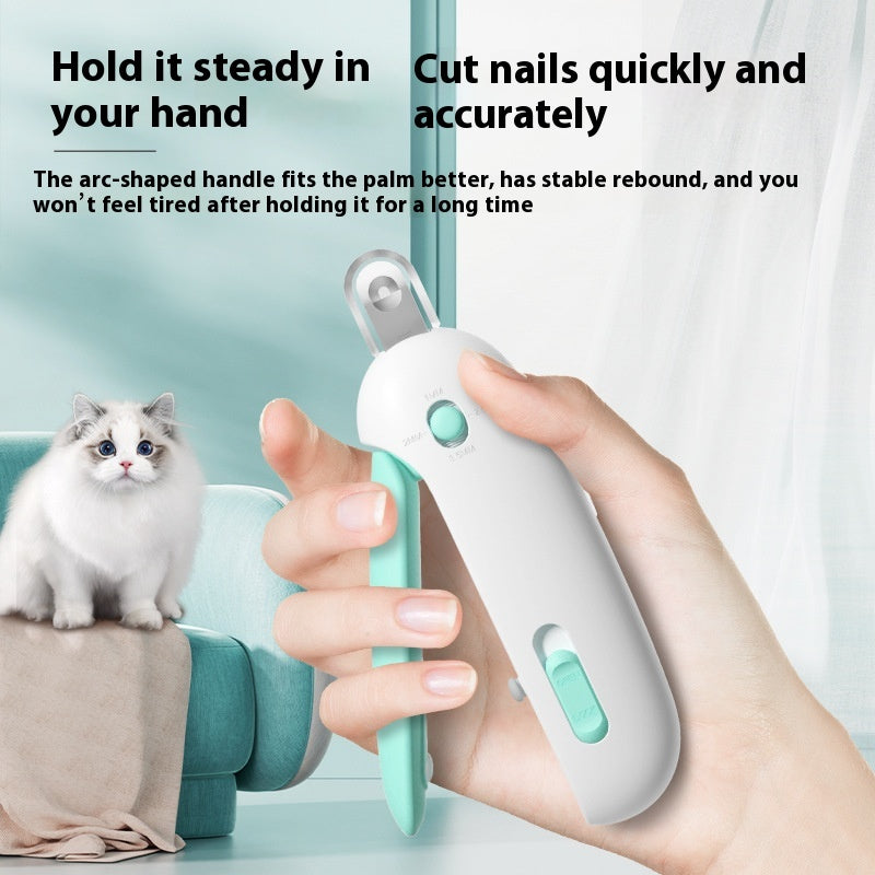 Cat Nail Scissors Gravity Push