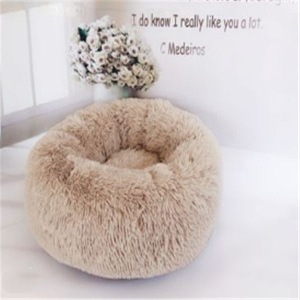 Plush Calming Pet Nest Bed