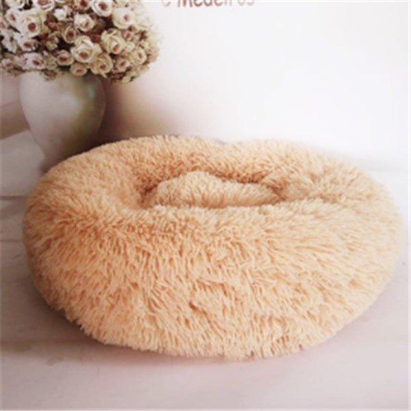 Plush Calming Pet Nest Bed