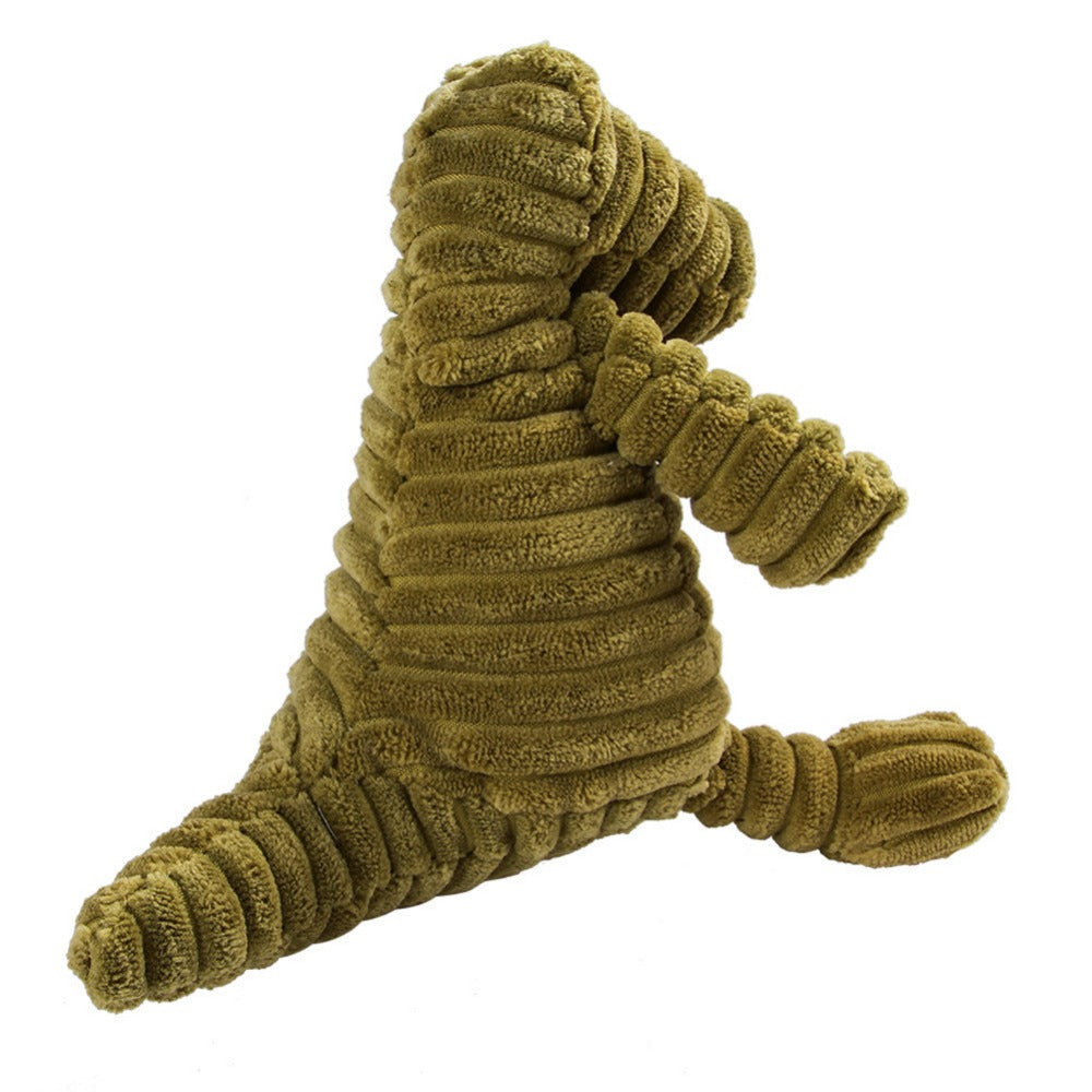 Corduroy Squeaky Dental Toy