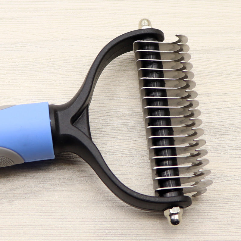 Double-Sided Dog Dematting Comb
