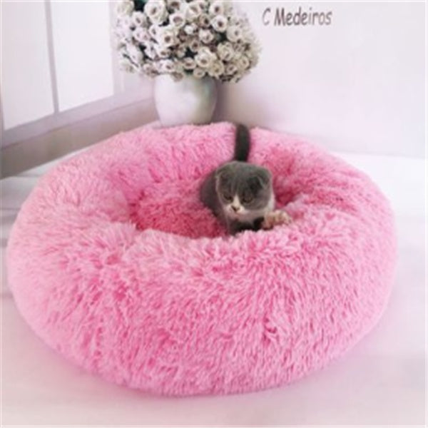 Plush Calming Pet Nest Bed