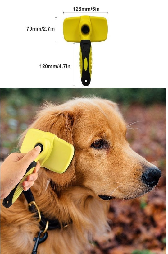 Self-Cleaning Pet Slicker Comb