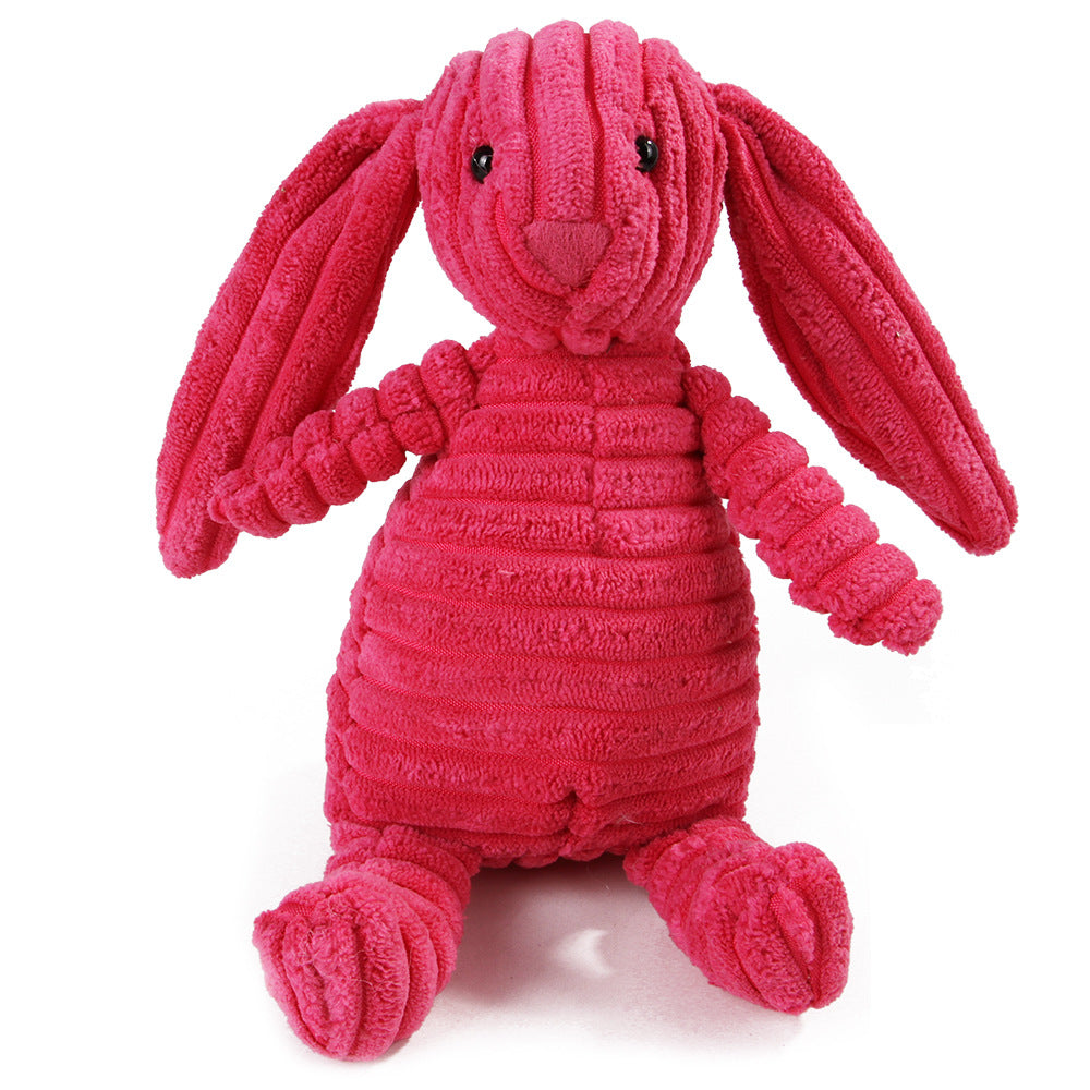 Corduroy Squeaky Dental Toy