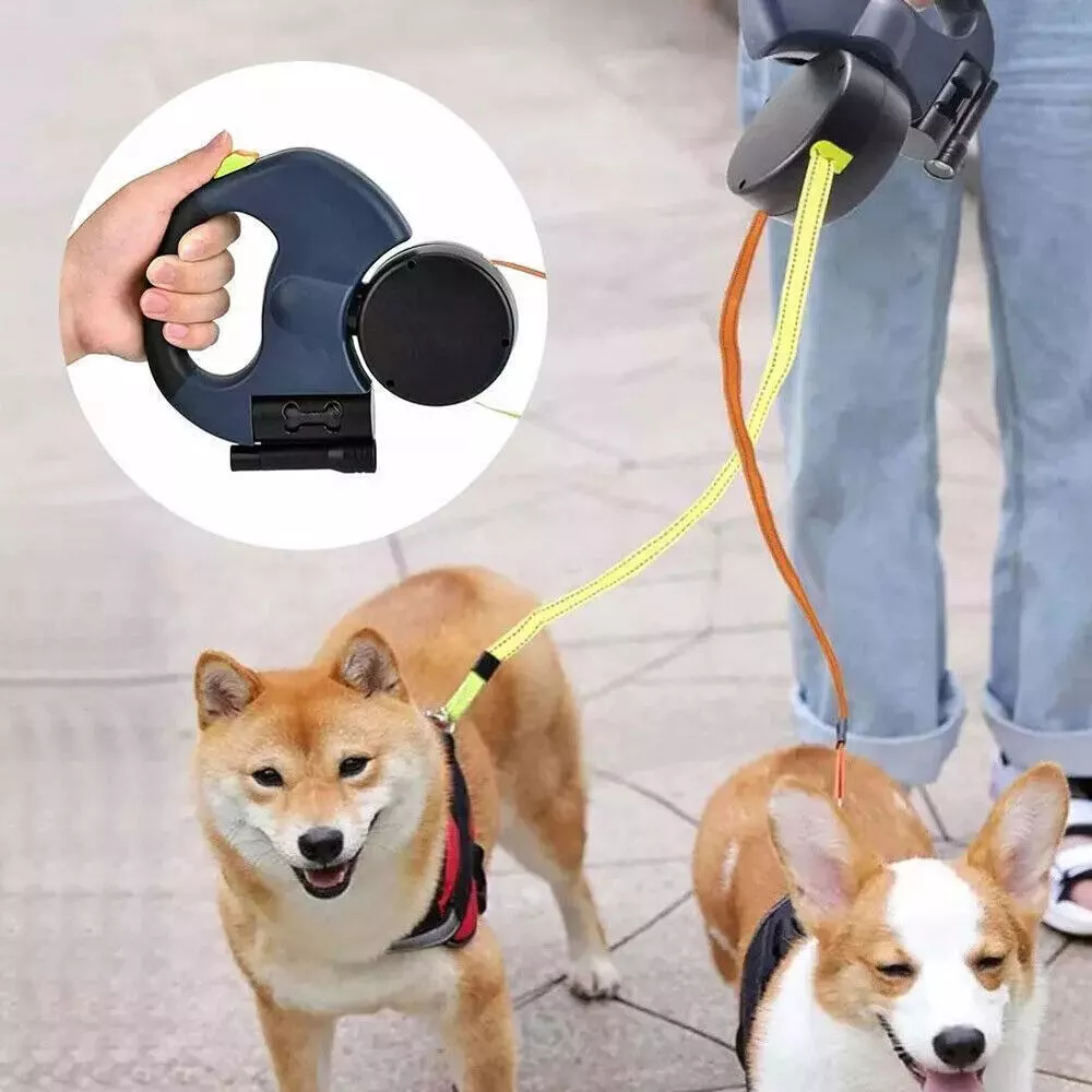 Dual Dog Leash Tangle-Free