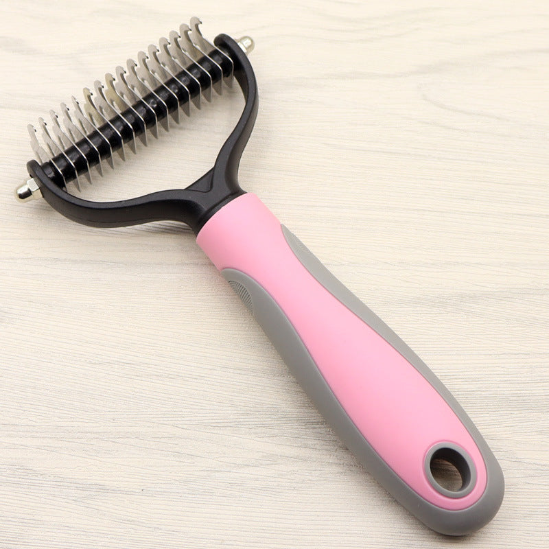 Double-Sided Dog Dematting Comb