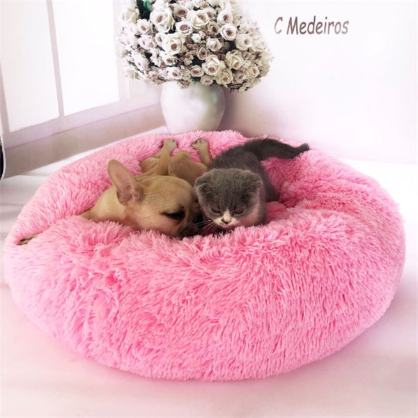 Plush Calming Pet Nest Bed