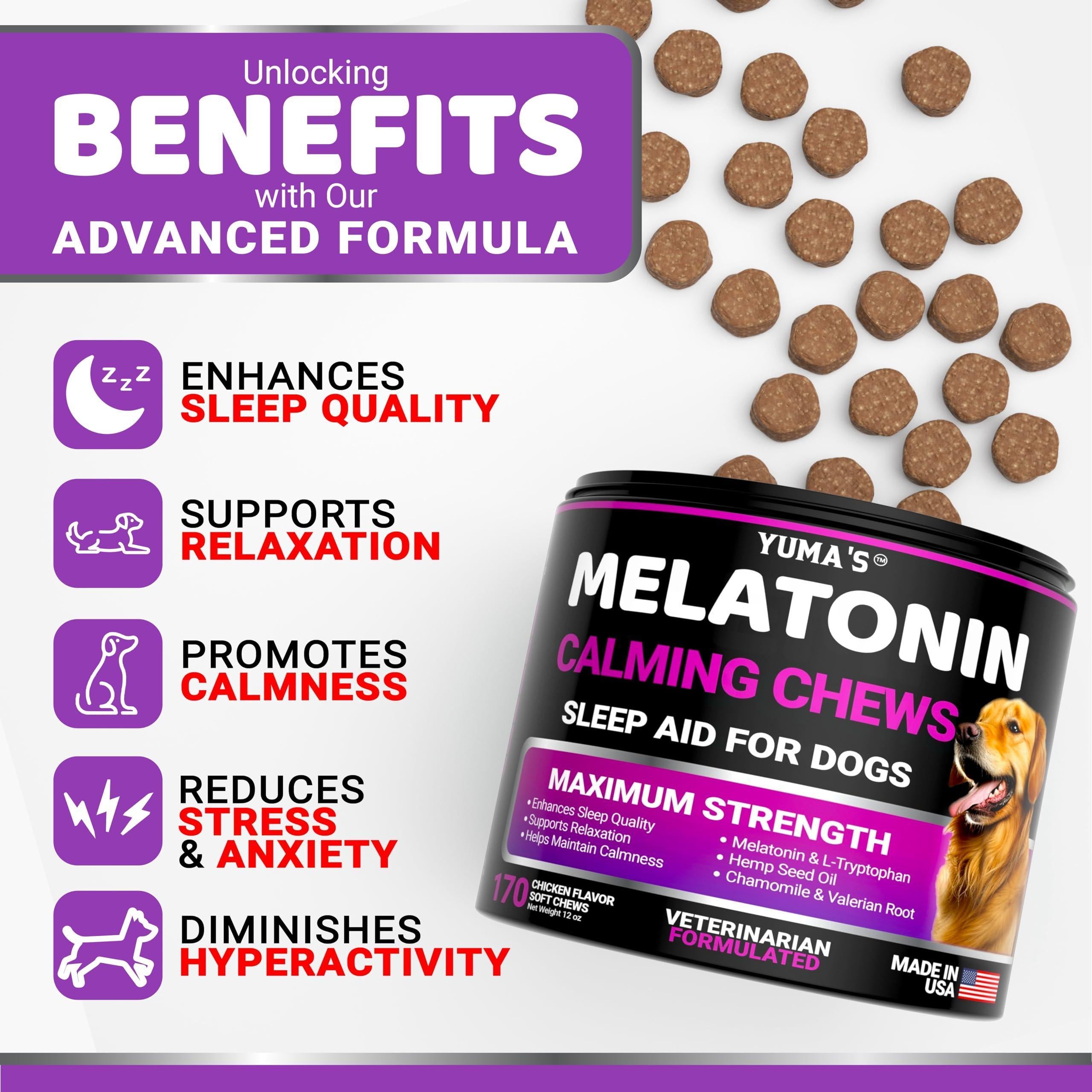 Melatonin Dog Calming Chews