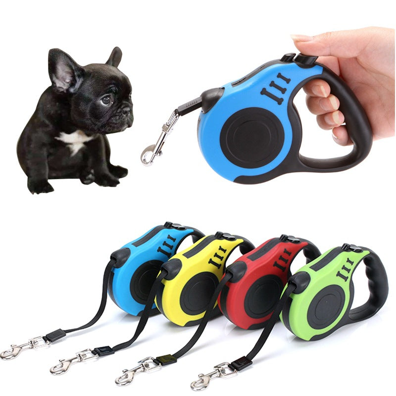One-Hand Lock Retractable Leash