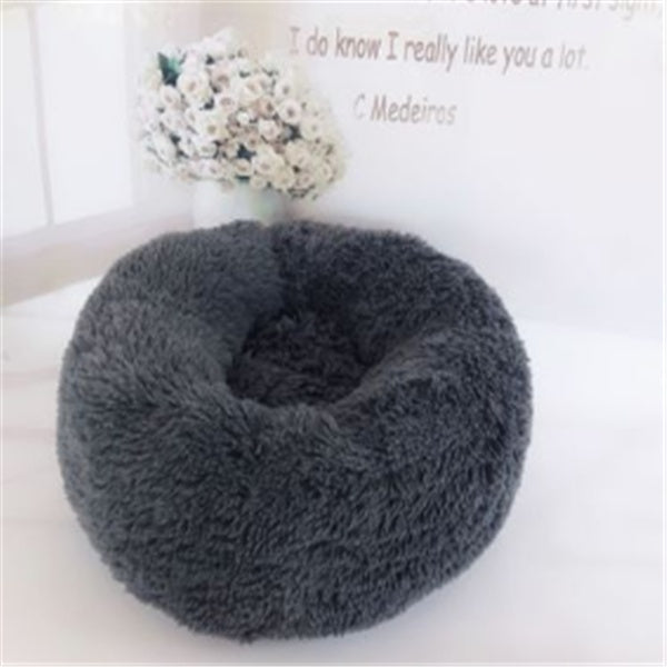 Plush Calming Pet Nest Bed