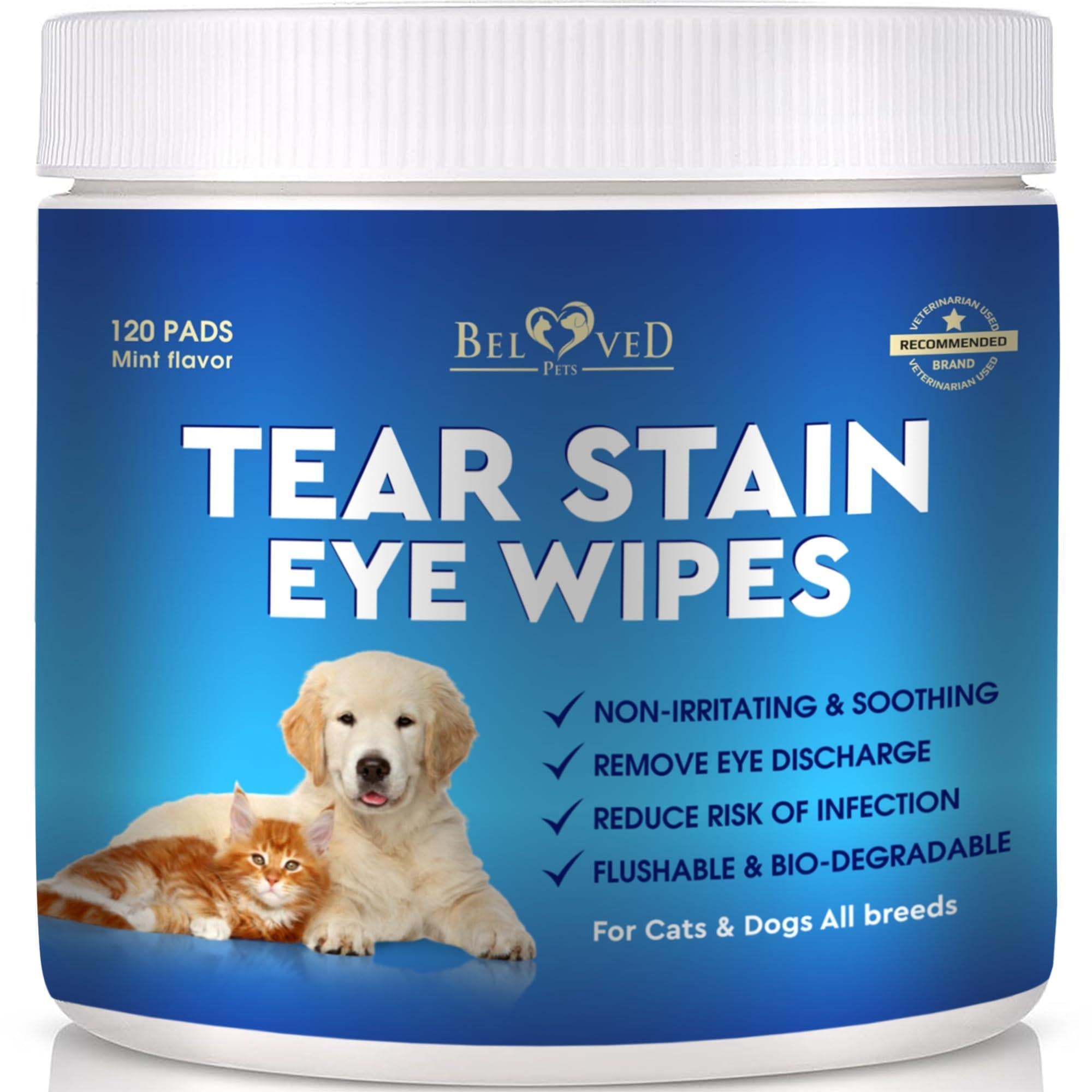 Pet Eye Wipes Tear Stain Care