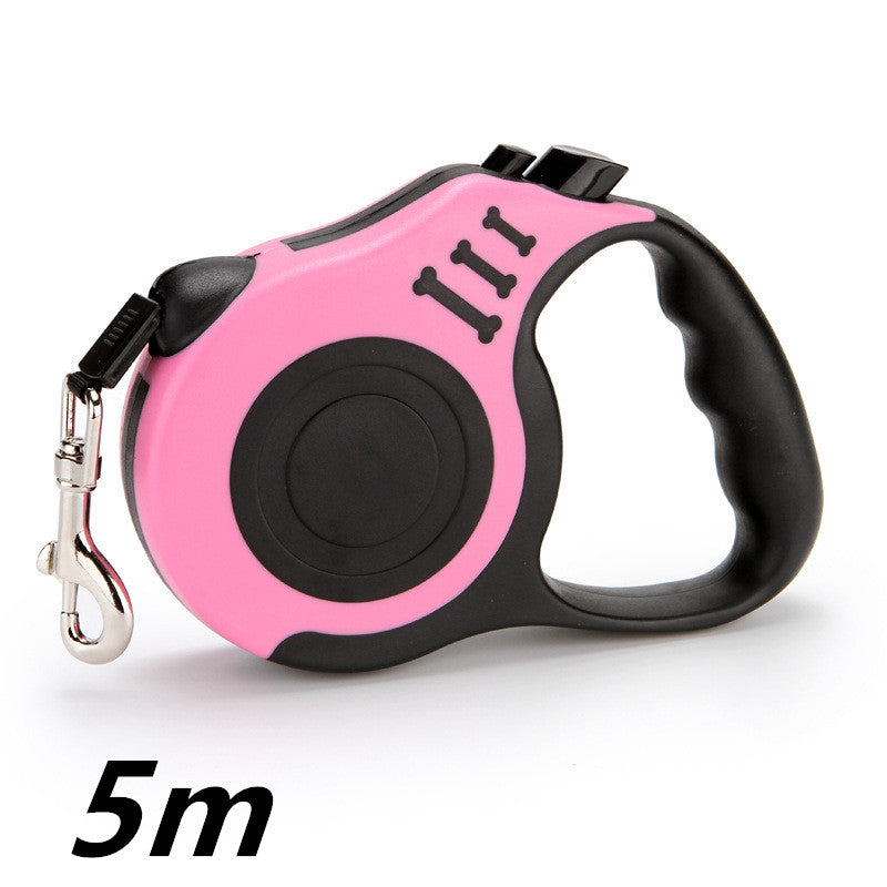 One-Hand Lock Retractable Leash