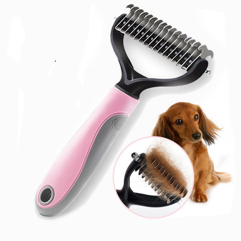 Double-Sided Dog Dematting Comb