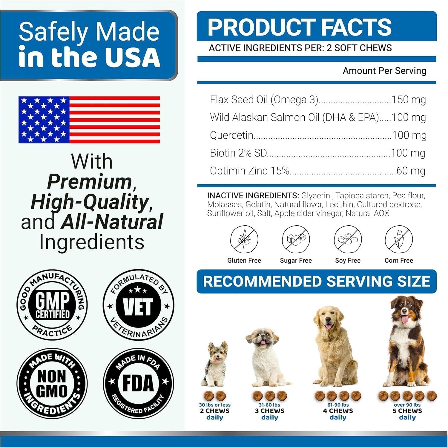 Omega 3 Dog Skin & Coat Chews