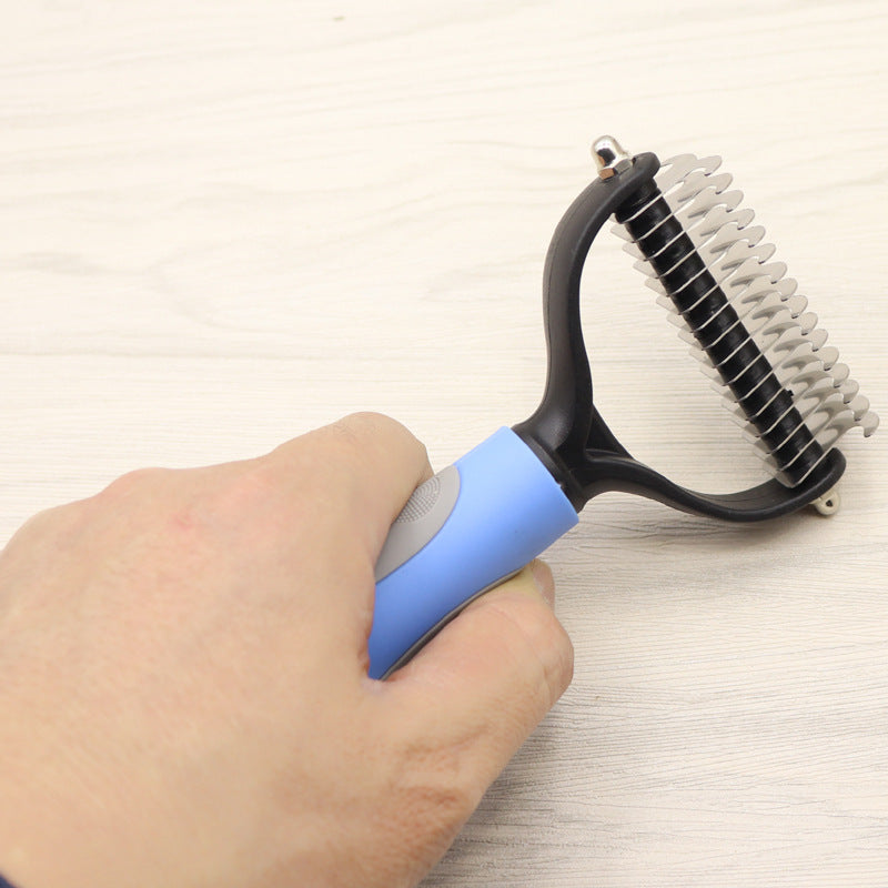 Double-Sided Dog Dematting Comb