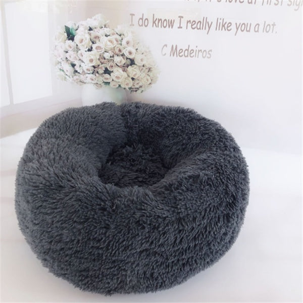 Plush Calming Pet Nest Bed