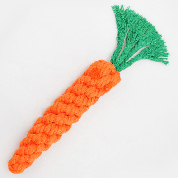 Corduroy Squeaky Dental Toy