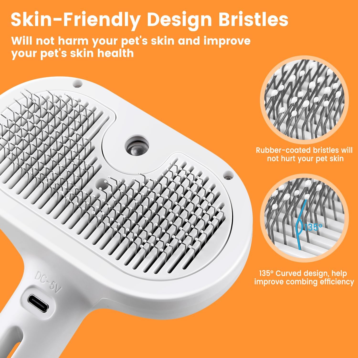 Steam Spray Detangling Brush