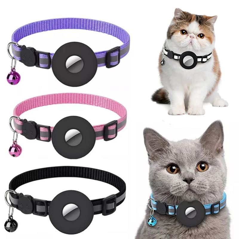 Reflective Nylon AirTag Collar