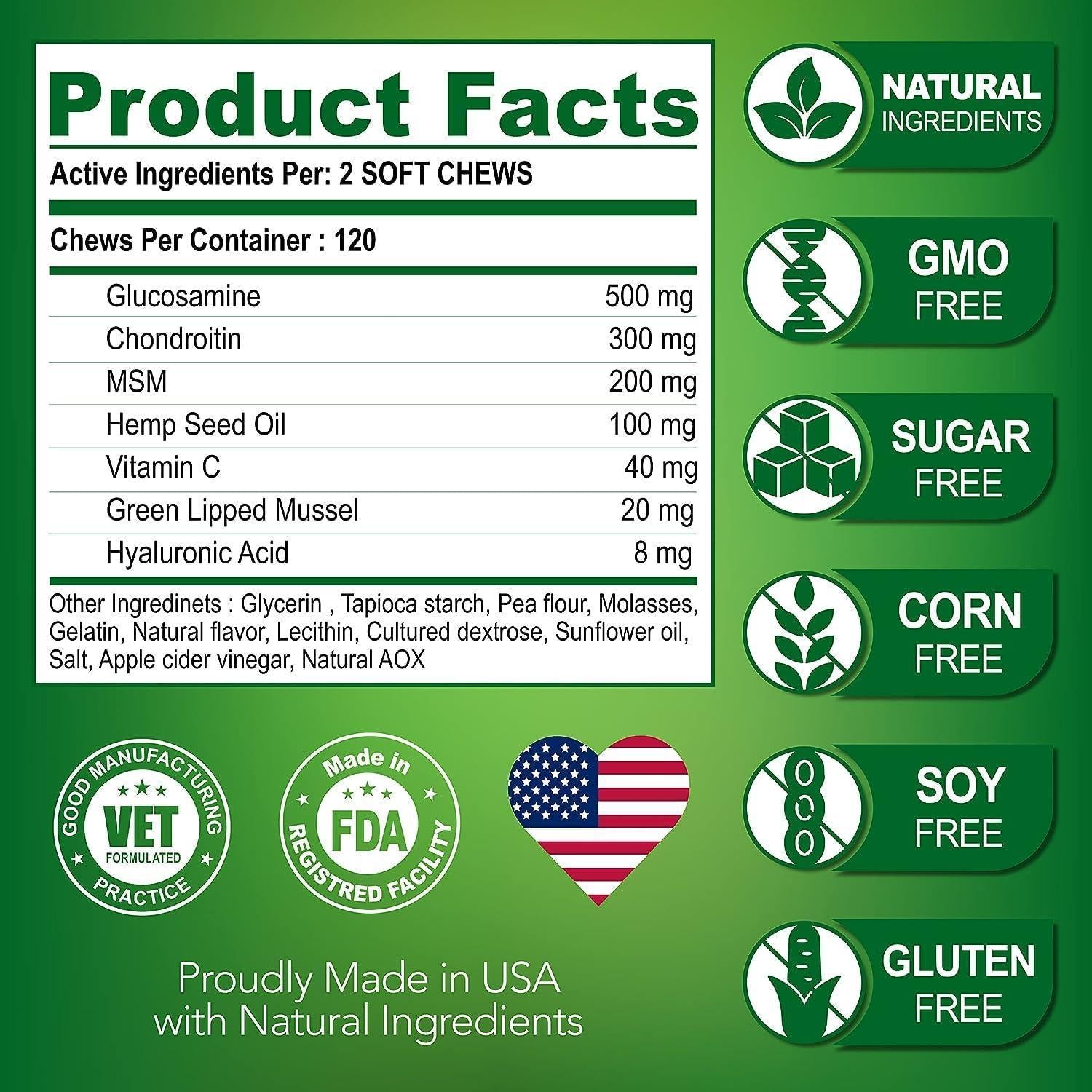 Glucosamine Joint Chews 2-Pack