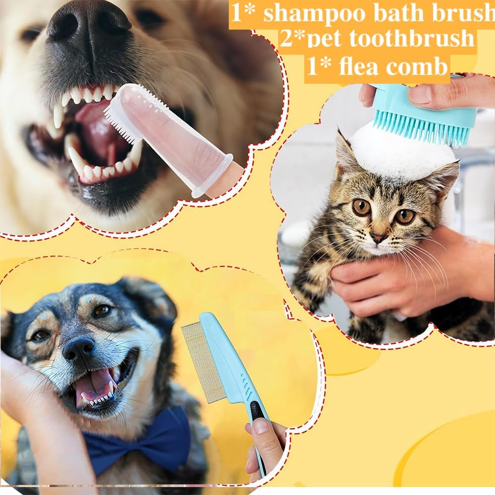 Self-Cleaning Pet Grooming Kit