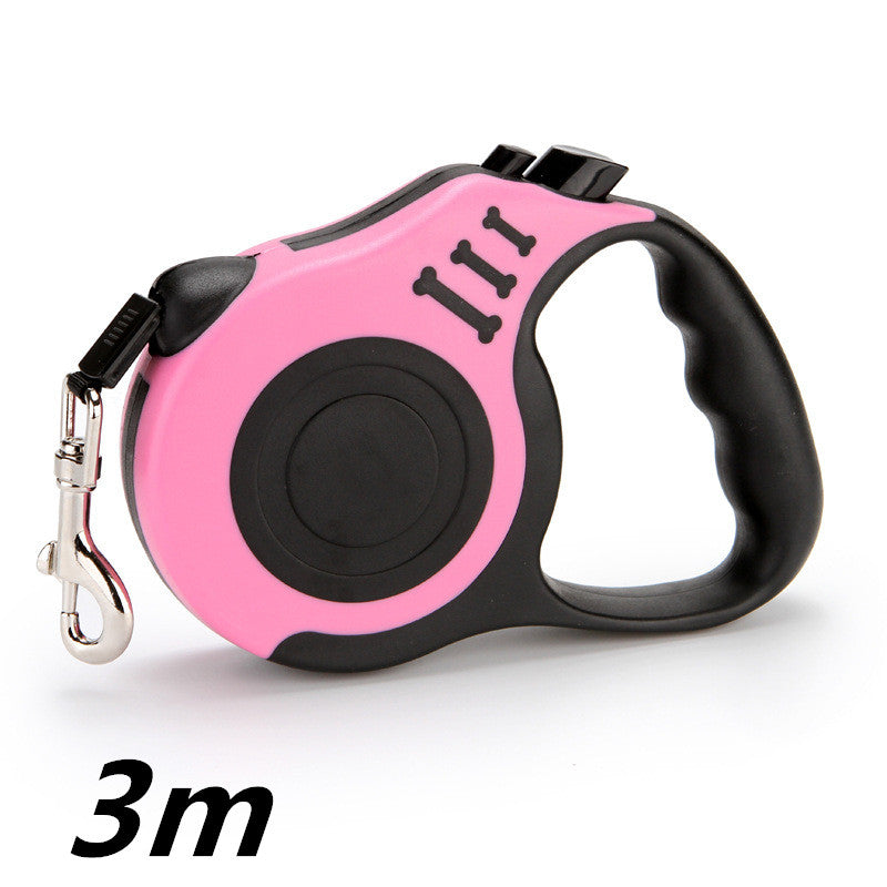 One-Hand Lock Retractable Leash