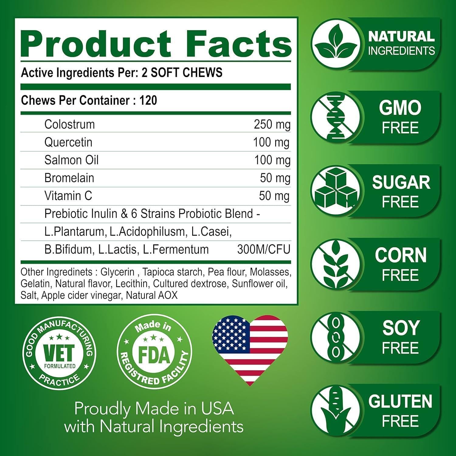 Itch Relief Dog Chews 240