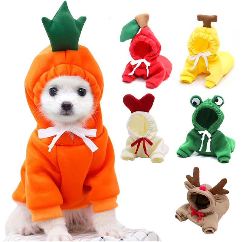 Soft Fruit Pet Hoodie