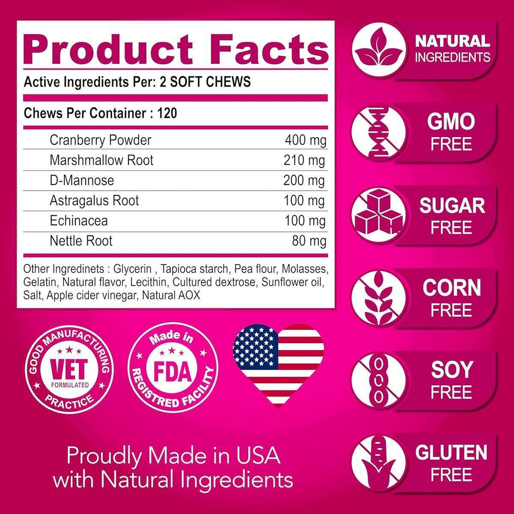 Cranberry UTI Support Chews