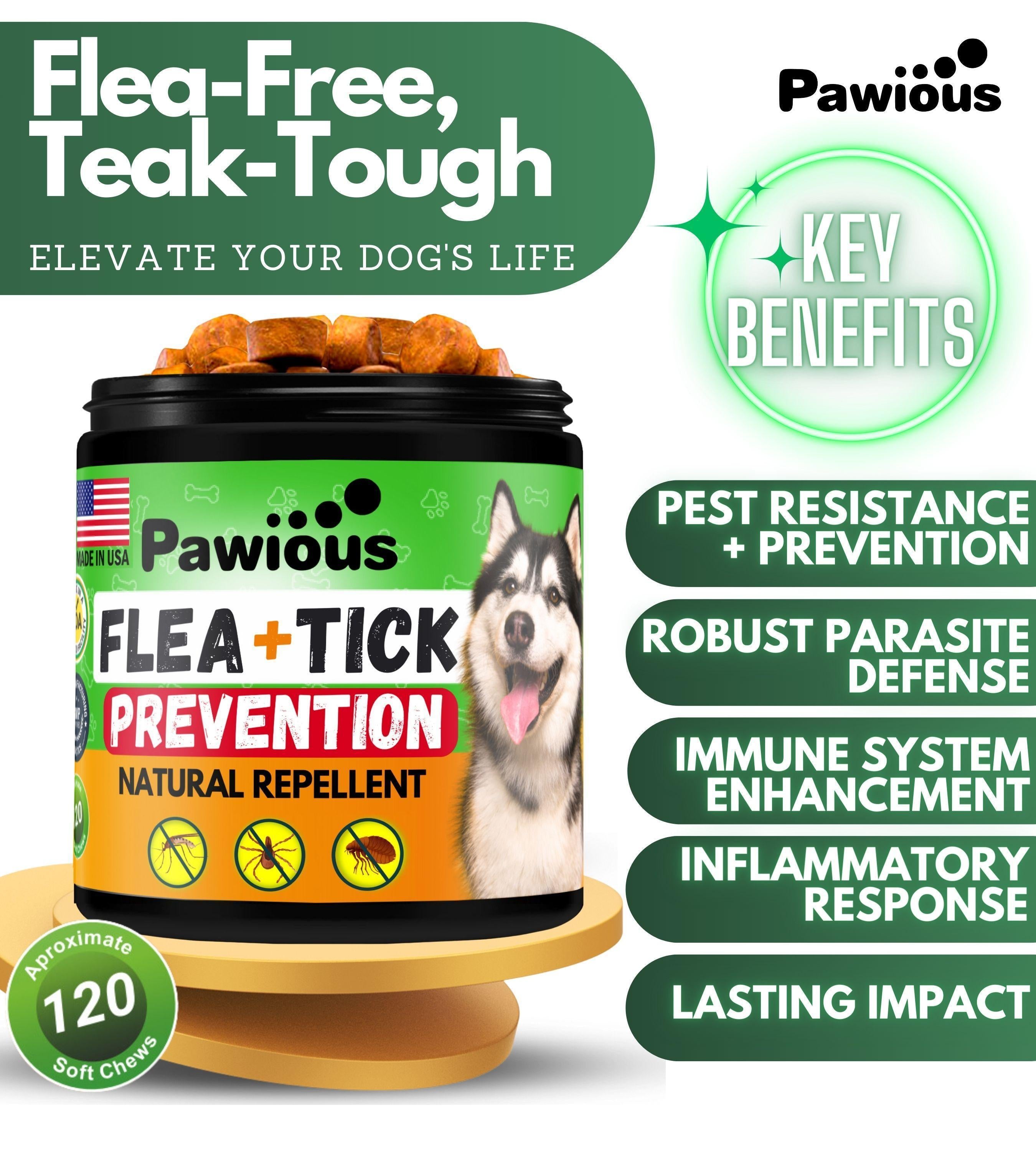 Natural Flea Tick Dog Chews