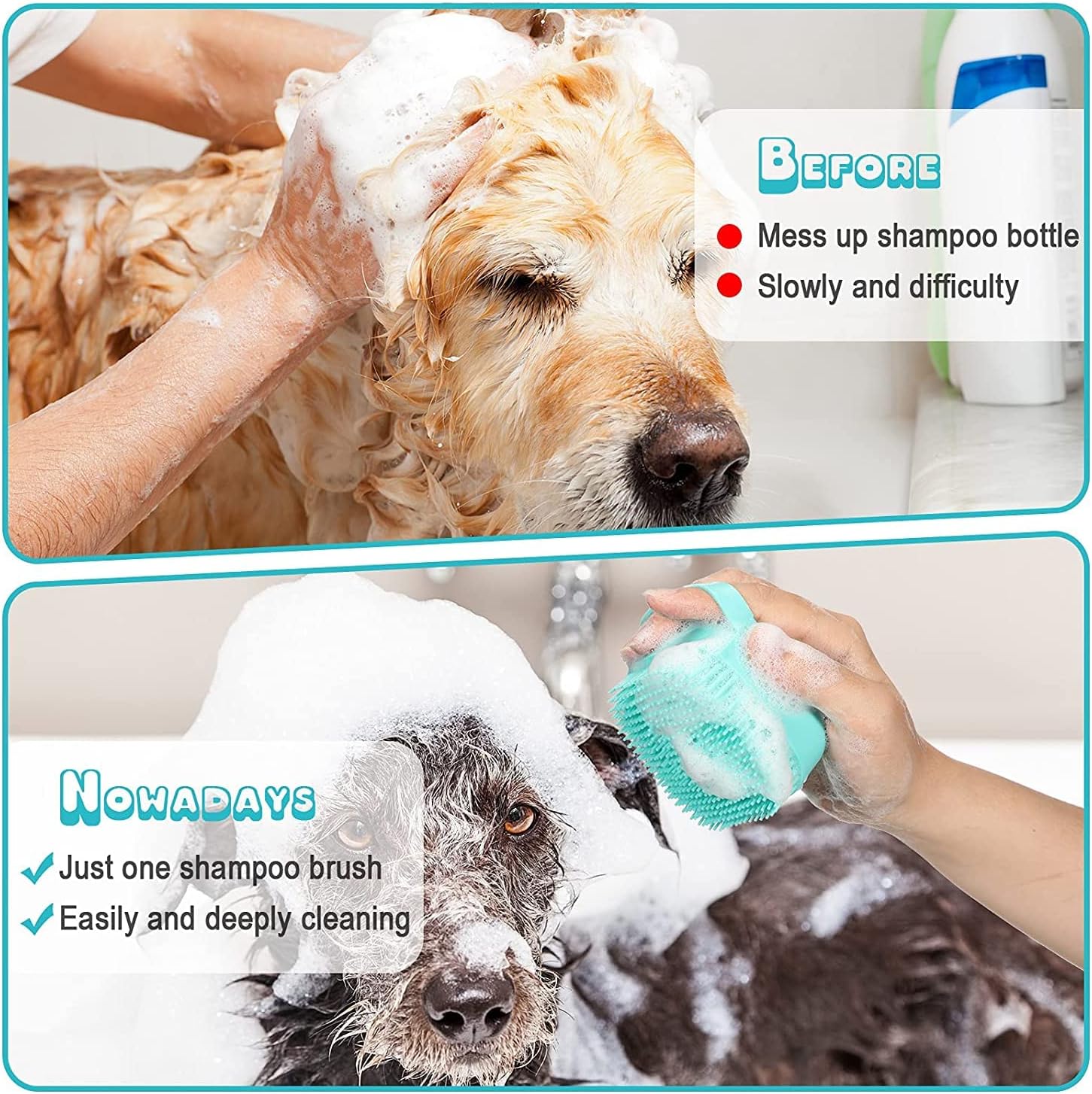 Self-Cleaning Pet Grooming Kit
