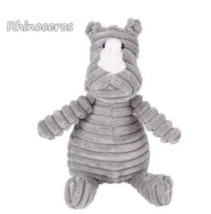 Corduroy Squeaky Dental Toy