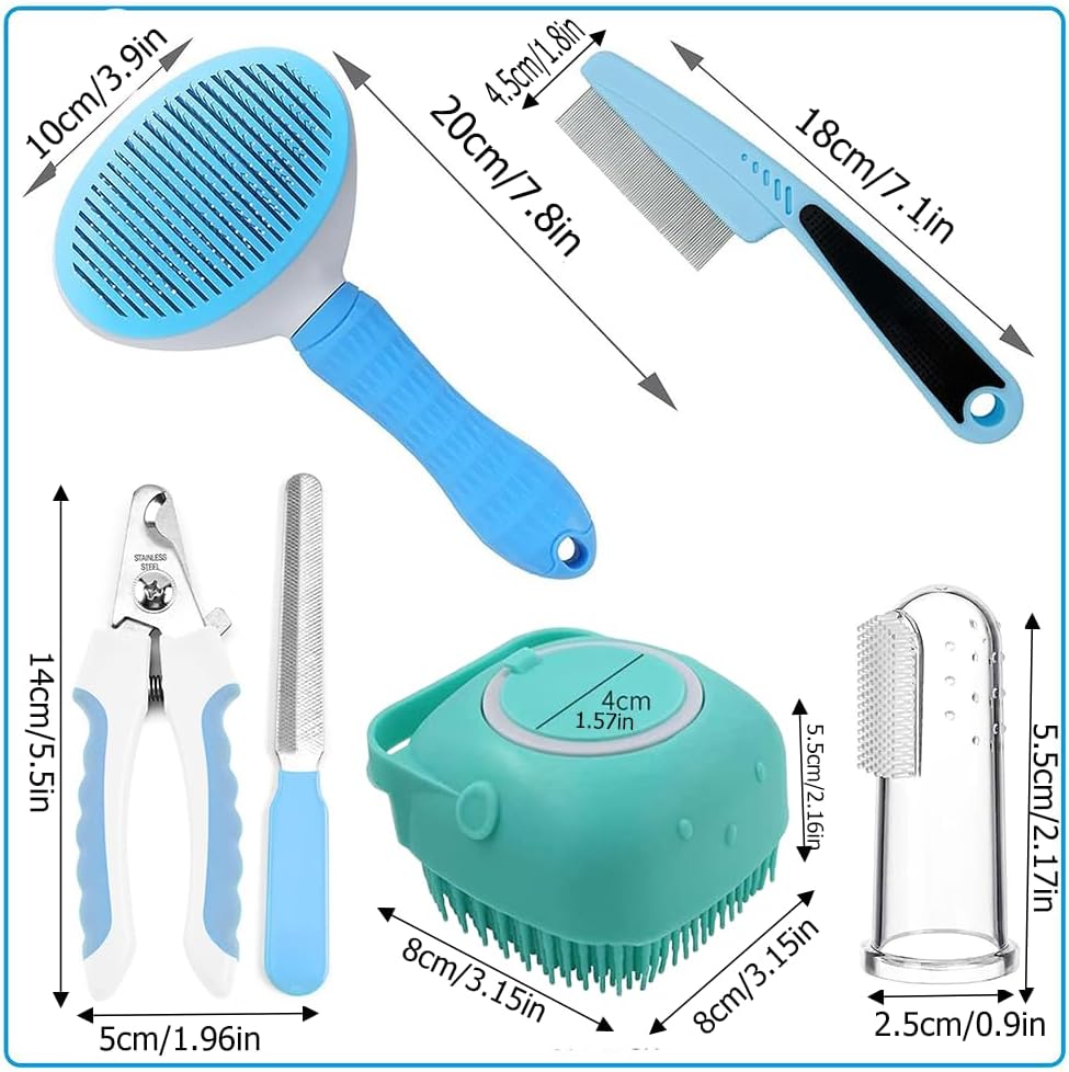 Self-Cleaning Pet Grooming Kit